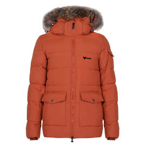 Chaqueta acolchada de manga larga con cuello levantado para hombre de alta calidad Lona con capucha a un precio razonable para el estilo de calle principal de invierno - Product Image 1