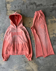 Manufacturer Custom Lightweight <b>Zip</b>-<b>Up</b> <b>Jacket</b> Pants Set for Sun Faded Tracksuits Unisex XL Size Training Custom Winter - Product Image 1