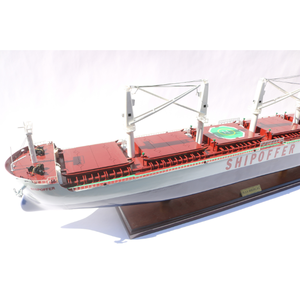 โมเดลเรือไม้100ซม. โมเดลเรือคอนเทนเนอร์งานฝีมือสำหรับตกแต่งทำด้วยมือสำหรับอเมริกาขนาดใหญ่ - Product Image 2