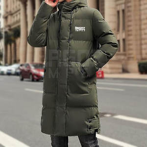 Made In Pakistan <b>Men</b> Puffer <b>Long</b> Winter <b>Jacket</b> Casual Wear Breathable Lightweight <b>Men</b> Puffer <b>Long</b> <b>Jackets</b> - Product Image 4