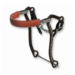 Cabestro de caballo de cuero de alta calidad, diseño personalizado, brida de carreras de caballos, sillín sintético 2025 - Product Image 4