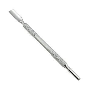Herramienta de manicura de pedicura profesional de doble extremo, empujador de cutículas de uñas de acero inoxidable para uso de limpieza en dedos de Metal - Product Image 2