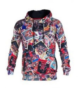 Sweat-shirt à capuche personnalisé pour hommes, Streetwear, imprimé, unisexe, uni, de haute qualité, surdimensionné, en coton biologique, en silicone, décontracté, 2022 - Product Image 3