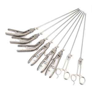 Gran oferta, pinzas de soporte de aguja laparoscópica de acero, cirugía de columna de enseñanza para instrumentos quirúrgicos, certificado CE - Product Image 5