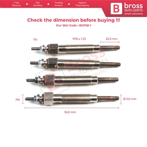 หัวเทียน BGP58-1 4 ชิ้น รุ่น GJ55MI 0100226233 สำหรับเครื่องยนต์ 2.3 2.5 D - Product Image 5