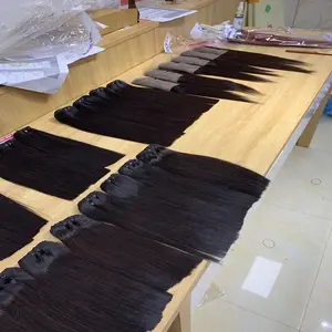 Соболь черный прямой 100 пучок человеческих волос наращивание необработанный натуральный поставщик DHL верхний цвет двойной вес материал шелковистый