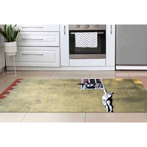 Alfombra Estampada: Diseño Único de Hombre Desnudo de Banksy para Decoración Moderna del Hogar, Alfombra de Chenilla - Product Image 3