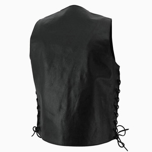 Chaleco de Cuero sin Mangas de Primera Calidad para Hombre, Transpirable, Impermeable, Ecológico, Formal de Invierno, Cuello en V, Prenda Exterior Vintage - Product Image 2