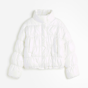 2024 Wholesale Direct Factory Custom Design Warm <b>Winter</b> <b>Quilted</b> Women's Crop Top Puffer Jacket Women Women Cropped Fur Hooded - Product Image 1