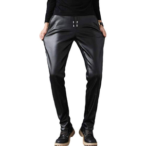 Pantalones de cuero de pana de estilo informal para hombre de la mejor oferta, Material superior profesional de alta calidad, transpirable personalizado con cintura con logotipo - Product Image 1
