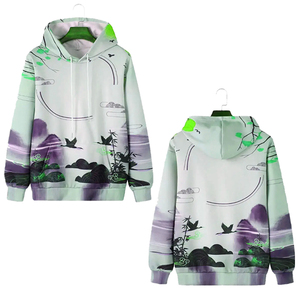 2025 meilleur style pull sur sweats à capuche de sublimation pour hommes haute qualité impressions personnalisées conception respirante OEM sweats à capuche - Product Image 4