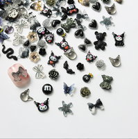 Multi Color Resin mini cartoon Nail mix Flower 3D Charms For DIY Acrylic Nail Art Ornaments Jewelry Accessories