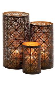 IMAGINE AMBIANCE <b>TEALIGHT</b> Beautiful Handmade Metal Christmas Party & Garden Floor Hanging Candle Lantern - Product Image 3