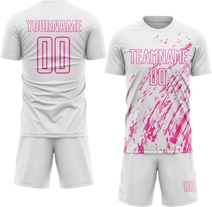 Uniforme de fútbol sublimado personalizado 2025 ODM OEM tendencia transpirable secado rápido 100% poliéster Jersey y pantalones cortos conjunto Pro Match Wear - Product Image 2