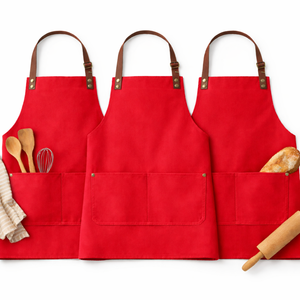 Custom Heavy Duty <b>Apron</b> Baking <b>Cooking</b> Printed Canvas <b>Apron</b> With Two Pockets Organic Cotton <b>Apron</b> - Product Image 5