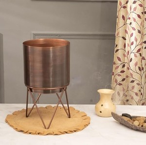 Maceta decorativa antigua hecha a mano de lujo con soporte para jardín, decoración del hogar para exteriores e interiores - Product Image 4