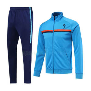 Chándal Deportivo Personalizable para Hombre, de Algodón y Poliéster Grueso, Transpirable, de Secado Rápido, Informal para Invierno, con Cierre y Logotipo, Tallas Grandes - Product Image 1