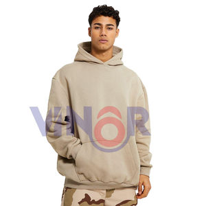 Sweat à capuche unisexe surdimensionné de créateur automne-hiver, 100% coton, tissu français, logo brodé, streetwear, style hip-hop - Product Image 6