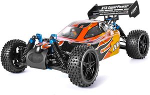 รถบั๊กกี้วิบาก 1/10 HSP 94106 <span class=keywords><strong>Nitro</strong></span> 4WD พร้อมเกียร์สองสปีด ESC กันน้ำ เซอร์โวโลหะ โช้คแบบเติมน้ำมัน - Product Image 5