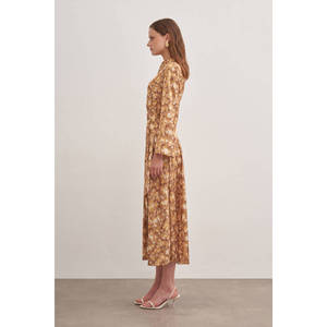 Vestido Camisero Vintage con Estampado y Diseño Calado, con Borlas, Largo hasta la Rodilla, Estilo Casual para Mujer - Product Image 2