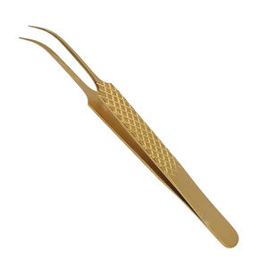 แหนบขนตาสีทองแหนบปลายแหลมเคลือบสีทองจากเยอรมัน - Product Image 2