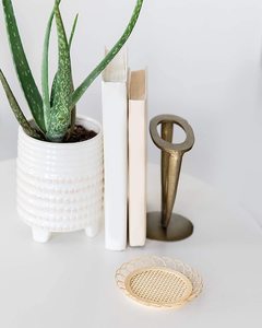 Juego de posavasos de ratán de estilo bohemio Beige elegante, posavasos de té en forma de flor Vintage, soporte para nuevos productos, venta al por mayor - Product Image 3