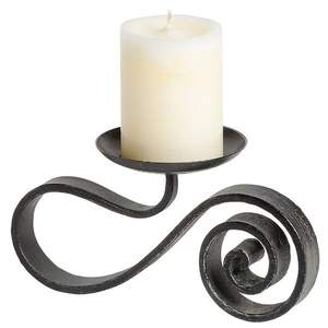 Bougeoir en métal noir de qualité supérieure Bocal en verre décoratif d'usine personnalisé de haute qualité pour mariages Home Office Christmas Decor - Product Image 3