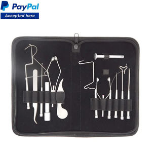 Kit d'outils de montage de mouches de pêche, Pince de pêche, Finitionneur de bobines, Ciseaux, Empileur de plumes de hackle - Acier inoxydable japonais 410 pour la pêche à la mouche SIGAL - Product Image 6