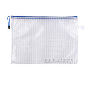 Cartella Organizzatrice Trasparente Formato A4 Impermeabile con Chiusura per Accessori di Gestione Documenti - Product Image 3