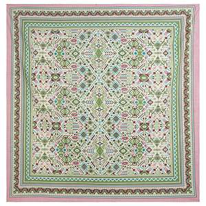 100% Cotton Green <b>Floral</b> 3-Piece King <b>Sheet</b> Set with 2 Pillow Covers (ADB1495) - Product Image 4