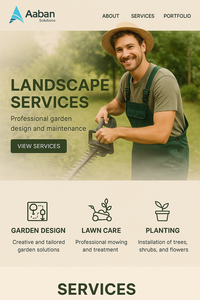 Développement de site Web d'aménagement paysager personnalisé Experts Web américains de confiance offrant des solutions de sites Web en ligne modernes et faciles à utiliser - Product Image 3