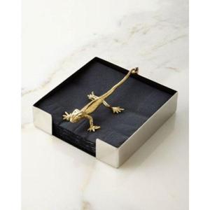 Caja de pañuelos decorativa estilo americano forma cuadrada caja organizadora de servilletas de Metal con estilos personalizados servilletas tapón pesos - Product Image 6