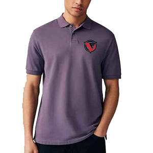 Polos de Golf para Hombre de Alta Calidad, Ecológicos, Antiarrugas, de Algodón y Poliéster, de Secado Rápido, Transpirables, con Logotipo Personalizable - Product Image 1