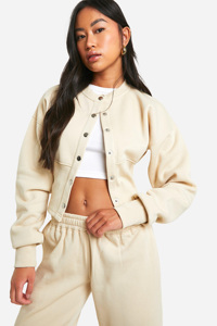 เสื้อคาร์ดิแกนตัวสั้นและกางเกงขากว้างชุดวอร์มชุดลำลองมีสไตล์ชุดใส่อยู่บ้านใส่สบาย - Product Image 3