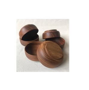 Mini bol en bois pour ustensiles de cuisine ménagers restaurants taille personnalisée technique polie vente de carton à prix économique - Product Image 3