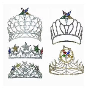 Masonic York Rite Daughter Crown Gold Tone In <b>Best</b> Quality Adjustable With Case Stainless Steel Adjustable <b>Fitting</b> Crown 2026 - Product Image 6