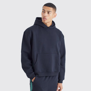 Ensemble de survêtement d'hiver pour homme, brodé et vieilli, avec sweat à capuche et pantalon, respirant, imprimé par transfert thermique, avec service OEM - Product Image 2