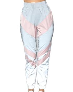 Conjunto Deportivo de 2 Piezas con Chaqueta Cortavientos y Logotipo Personalizado, Ligero, Holgado, de Nailon Liso para Mujer - Product Image 5