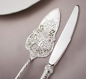 Hot Sale Vintage luxury Silver <b>Cake</b> <b>Cutter</b> Slicer Knife and <b>Cake</b> Server Set for <b>Wedding</b> in Affordable Price - Product Image 5