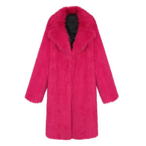 Modern Fur <b>Coat</b> Lightweight Warm Construction Durable Look Perfect For Cold Weather Casual Outfits And Fashion Layering - Product Image 1