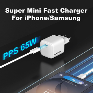 Cargador de Teléfono Móvil PD de 65 W, Cargador AVS Tipo C de Carga Rápida, Adaptador de Cargador USB Universal con Certificación CE, ROHS y KC, 65 W Gan para iPhone y <span class=keywords><strong>Samsung</strong></span> - Product Image 2