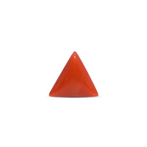 พลอยธรรมชาติ ปะการังแดง รูปทรงวงรี น้ำหนัก 7.8 กะรัต เอฟเฟกต์แสงพิเศษ - Product Image 1
