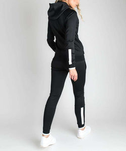 Nuevo Conjunto Deportivo de Invierno para Mujer, Ropa Deportiva Informal de Calle, 100% Algodón, Logotipo Personalizado, Felpa, Informal para Adultos - Product Image 4