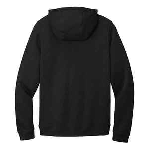 เสื้อสเวตเชิ้ตผู้ชายมีฮู้ดสีดำ ผ้าฟลีซ ทรงปกติ สวมใส่สบาย สีพื้น มีกระเป๋า เหมาะสำหรับใส่ในฤดูใบไม้ร่วง - Product Image 2