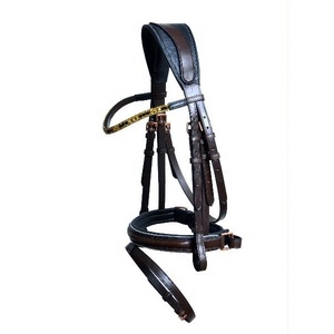 บังเหียนหนังแท้สำหรับขี่ม้าบังเหียนหนังแท้ทนทานสำหรับแข่งม้าบังเหียนหนังแท้ - Product Image 5