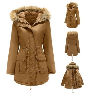 Top Tendance Respirant Nouveau Style Femmes Tissu Doublé Parka veste Meilleur Design Confortable Parka veste Avec Couleur Personnalisée - Product Image 6