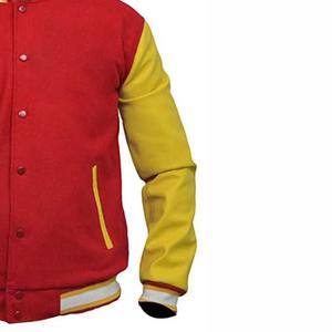 Vente en gros personnalisée vierge en vrac unisexe noir hommes femmes collège veste universitaire imperméable coupe-vent respirant printemps veste avant - Product Image 3