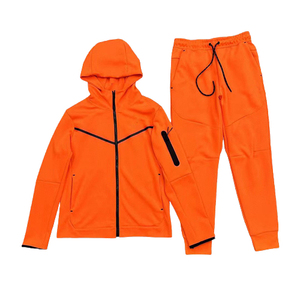 ชุดวอร์มผ้าฝ้าย100% สำหรับผู้ชายชุดวิ่งจ๊อกกิ้งโลโก้กำหนดเองได้ - Product Image 2