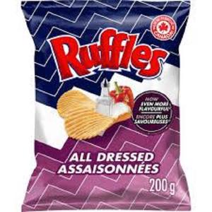 Chips de pommes de terre FOR RUFFLES Originals, format super grand, 107 g - Product Image 1
