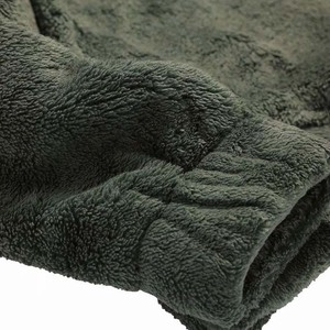 Meilleurs sweats à capuche en sherpa pour hommes en gros, couleur unie, poches kangourou, surdimensionnés, légers, anti-rides, logo personnalisé, haute qualité - Product Image 6